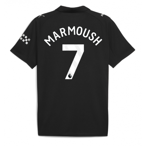 Billige Fotballdrakt Manchester City Omar Marmoush #7 Replika Bortedrakt 2025-26 Kortermet Billige Fotballdrakt Manchester City Omar Marmoush #7 Replika Bortedrakt 2025-26 Kortermet